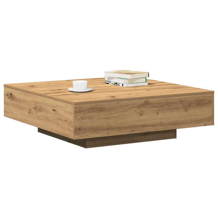 Sofabord Artisan Egetræ 100 x 100 x 31 cm