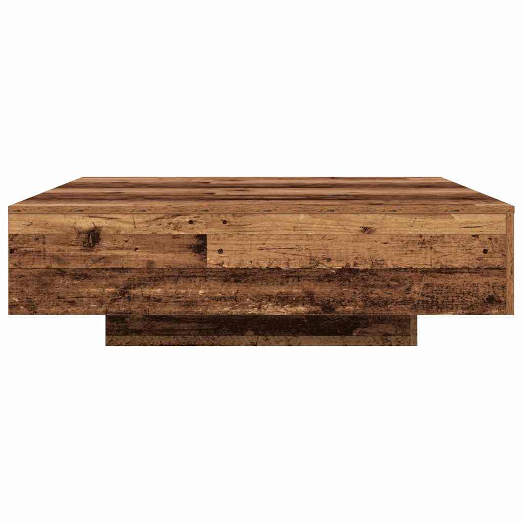 Sofabord Gammelt træ 100 x 100 x 31 cm Konstrueret træ