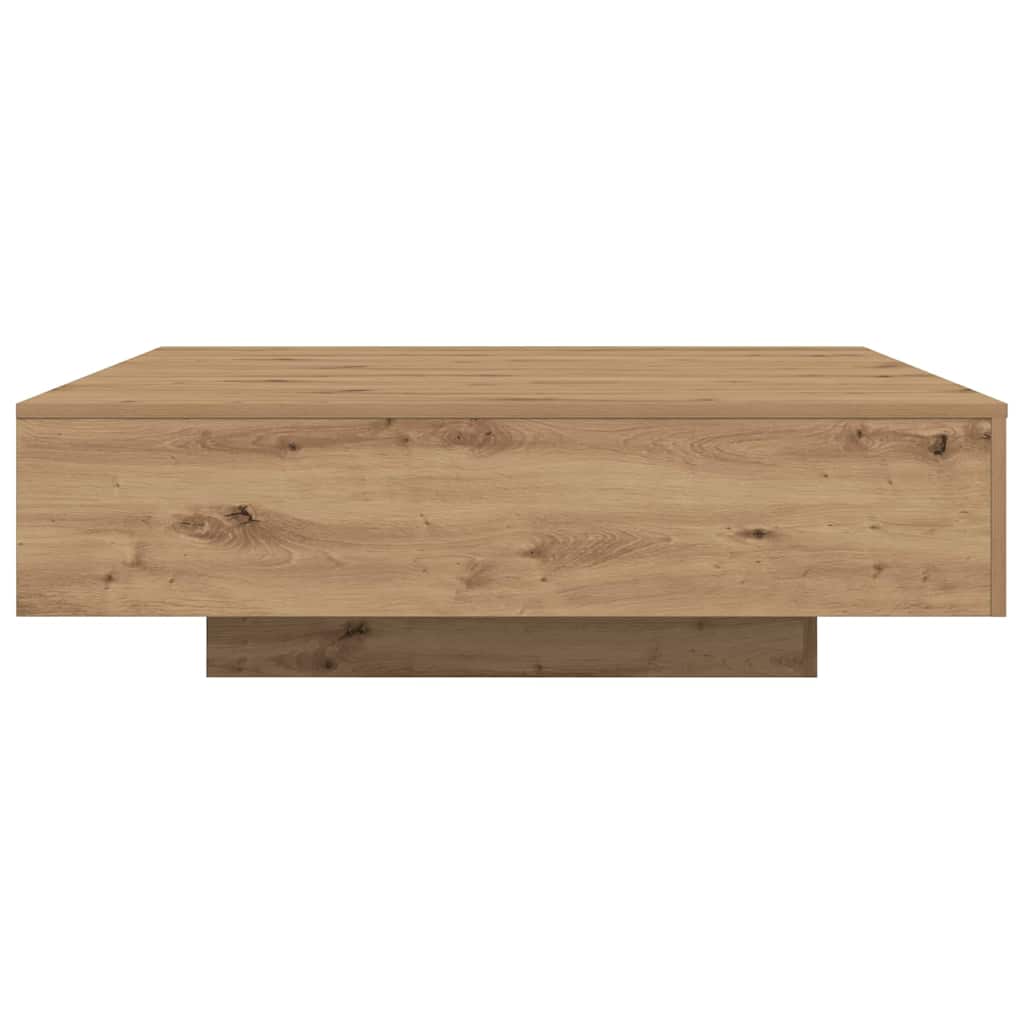 Sofabord Artisan Egetræ 100 x 100 x 31 cm Konstrueret træ
