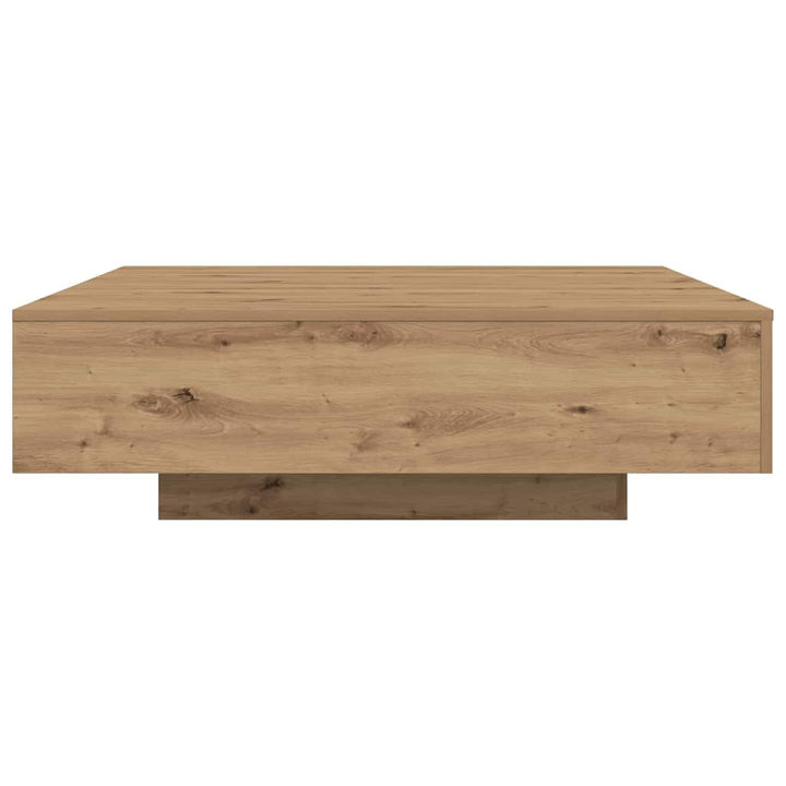 Sofabord Artisan Egetræ 100 x 100 x 31 cm Konstrueret træ