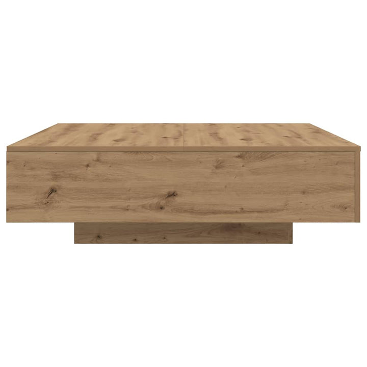 Sofabord Artisan Egetræ 100 x 100 x 31 cm Konstrueret træ