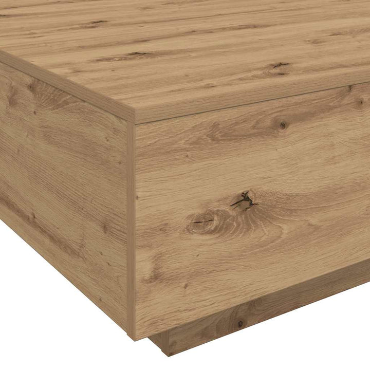 Sofabord Artisan Egetræ 85 x 55 x 31 cm Konstrueret træ
