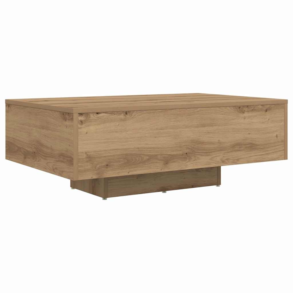 Sofabord Artisan Egetræ 85 x 55 x 31 cm Konstrueret træ
