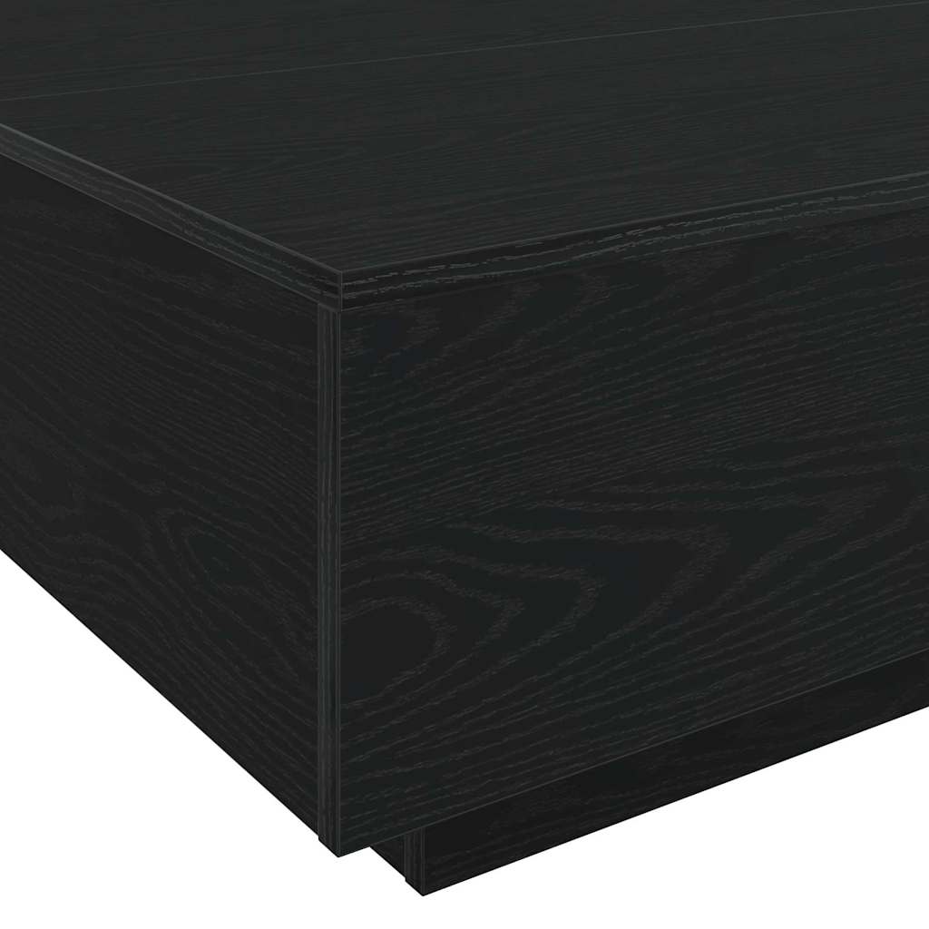 Sort eg 85 x 55 x 31 cm Konstrueret træ