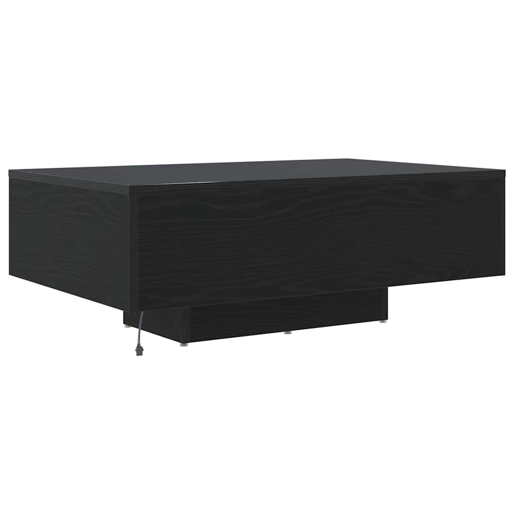Sort eg 85 x 55 x 31 cm Konstrueret træ