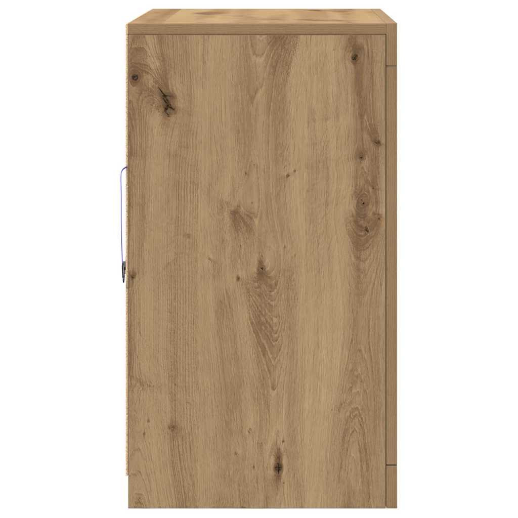 LED Sideboard 2 pcs Artisan Egetræ 41 x 37 x 67 cm