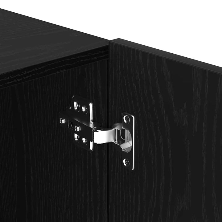TV-møbelsæt 100 x 30 x 41 cm Sort eg Konstrueret træ