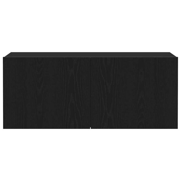 TV-møbelsæt 100 x 30 x 41 cm Sort eg Konstrueret træ