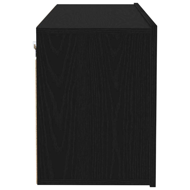 TV-møbelsæt 100 x 30 x 41 cm Sort eg Konstrueret træ