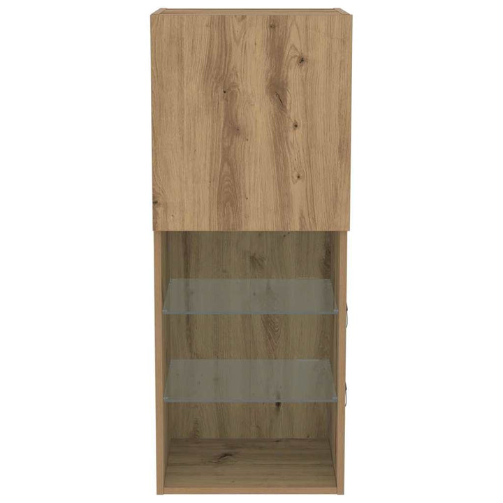 TV-møbelsæt 40,5 x 30 x 102 cm Artisan Egetræ Konstrueret træ
