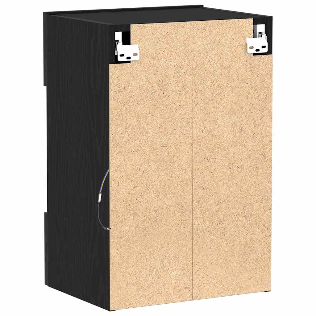 TV-møbelsæt Vægmonteret Sort 40 x 30 x 60,5 cm Konstrueret træ