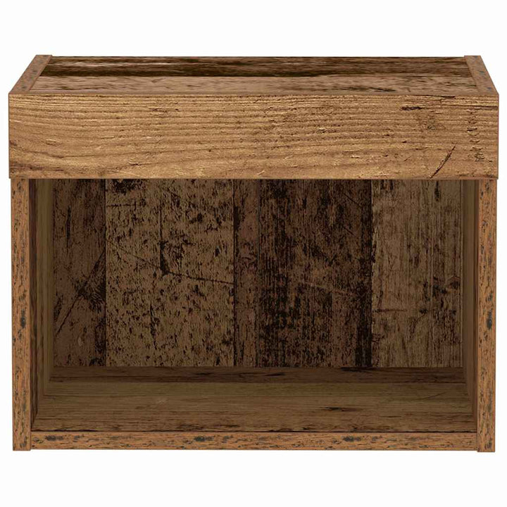 TV-møbelsæt 2 pcs Gammelt træ 40 x 30 x 30 cm Konstrueret træ