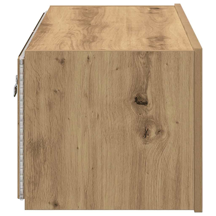 TV vægskab Artisan Egetræ 80 x 35 x 31 cm Konstrueret træ