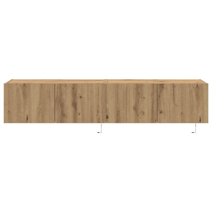 TV vægskab 2 pcs Artisan Egetræ 80 x 35 x 31 cm Konstrueret træ