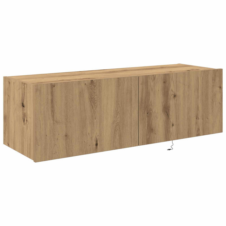 TV vægskab 100 x 35 x 31 cm Artisan Egetræ Konstrueret træ
