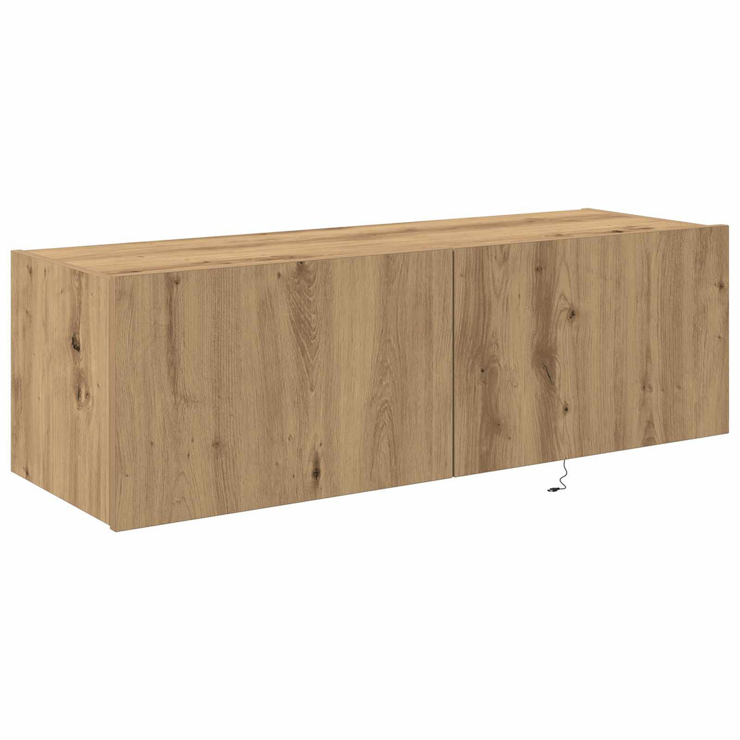 TV vægskab Artisan Egetræ 100 x 35 x 31 cm Konstrueret træ