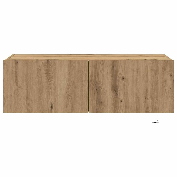 TV vægskab 100 x 35 x 31 cm Artisan Egetræ Konstrueret træ
