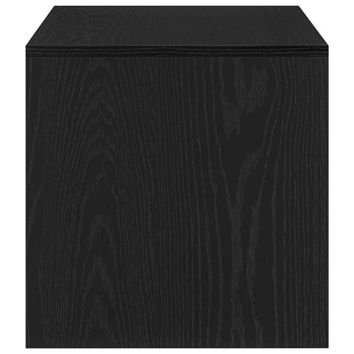 tv-bord 100x40x40 cm konstrueret træ sort egetræsfarve