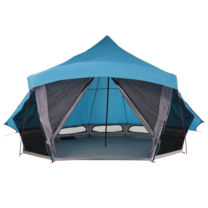 Tipi telt med tag med opbevaring Blå 508 x 470 x 300 cm taft