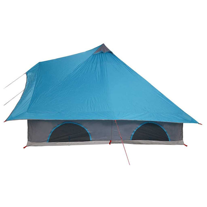 Tipi telt med tag med opbevaring Blå 358 x 296 x 258 cm taft