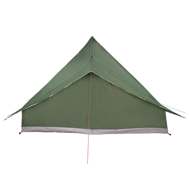 Tipi telt med tag med opbevaring Grøn 364 x 281 x 257 cm taft