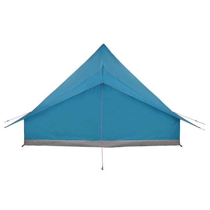 Tipi telt med tag med opbevaring Blå 364 x 281 x 257 cm taft