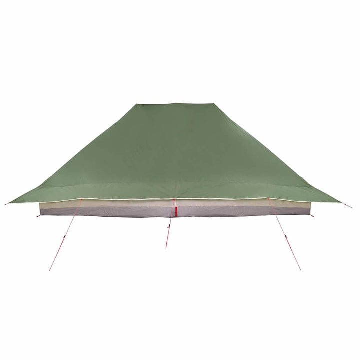 Tipi telt med tag med opbevaring Grøn 660 x 456 x 200 cm taft