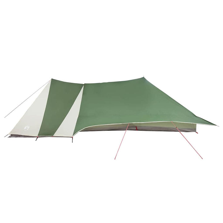 Tipi telt med tag med opbevaring Grøn 660 x 456 x 200 cm taft