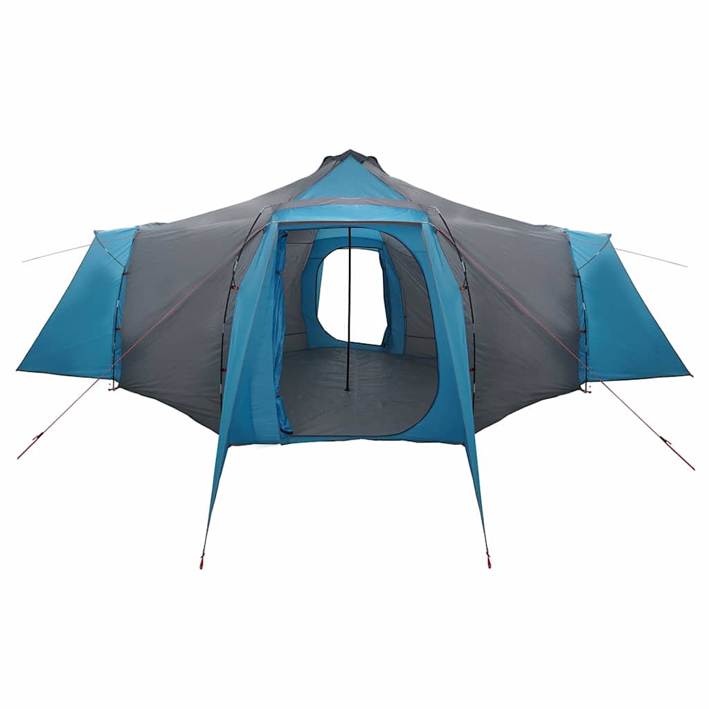 Tipi telt med tag med opbevaring Blå 492 x 492 x 275 cm taft