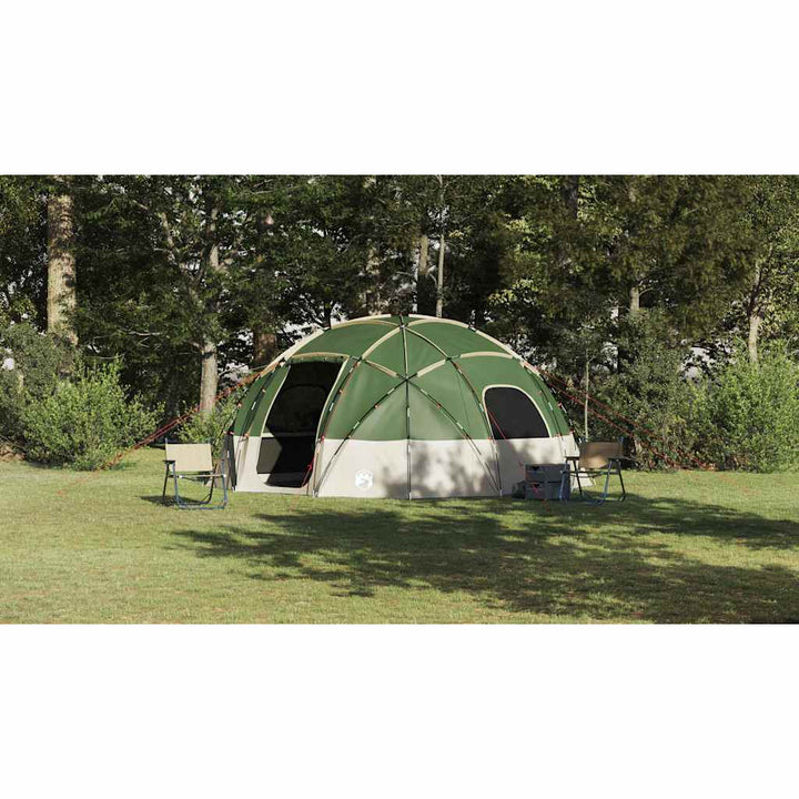 Dome Telt med tag med opbevaring Grøn 475 x 475 x 235 cm taft