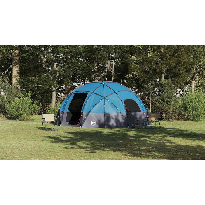 Dome Telt med tag med opbevaring Blå 475 x 475 x 235 cm taft