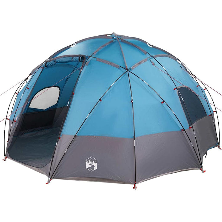 Dome Telt med tag med opbevaring Blå 475 x 475 x 235 cm taft