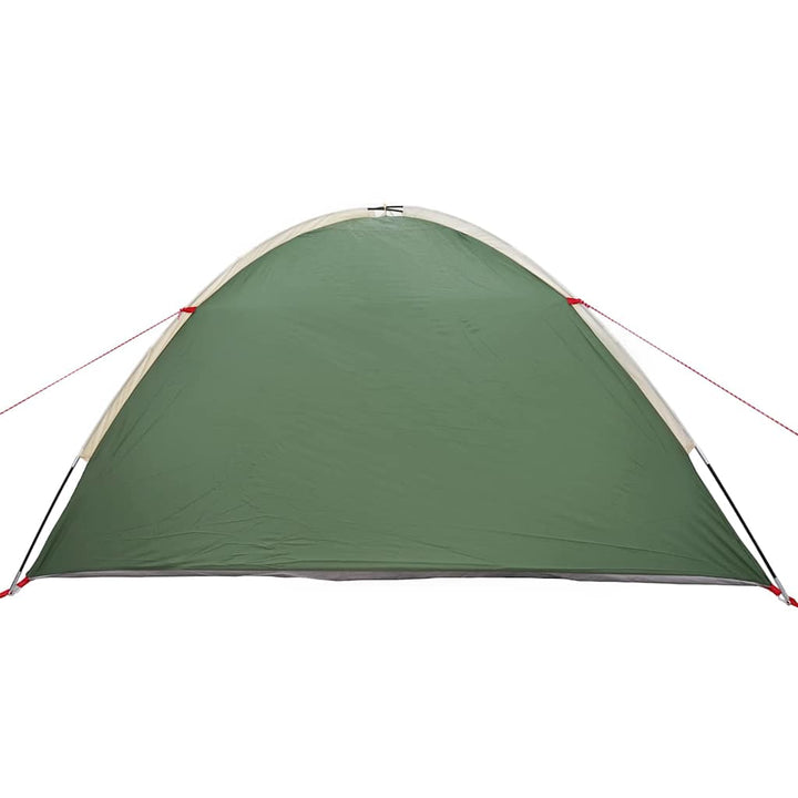 Dome Telt 4 personer 308 x 268 x 130 cm Vandtæt Grøn taft