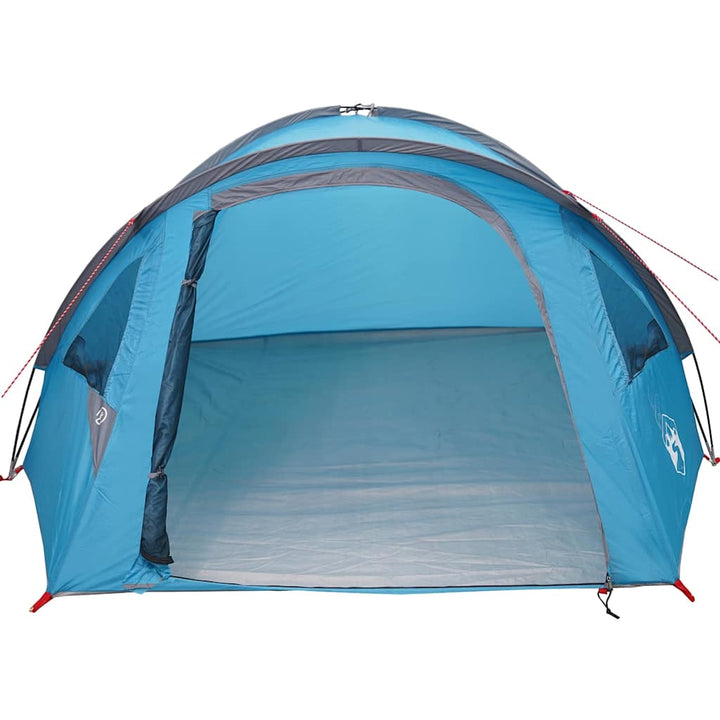 Dome Telt 4 personer 308 x 268 x 130 cm Vandtæt Blå taft