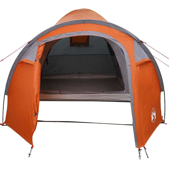 Dome Telt Kuppel med tag Grå og orange 384 x 254 x 170 cm