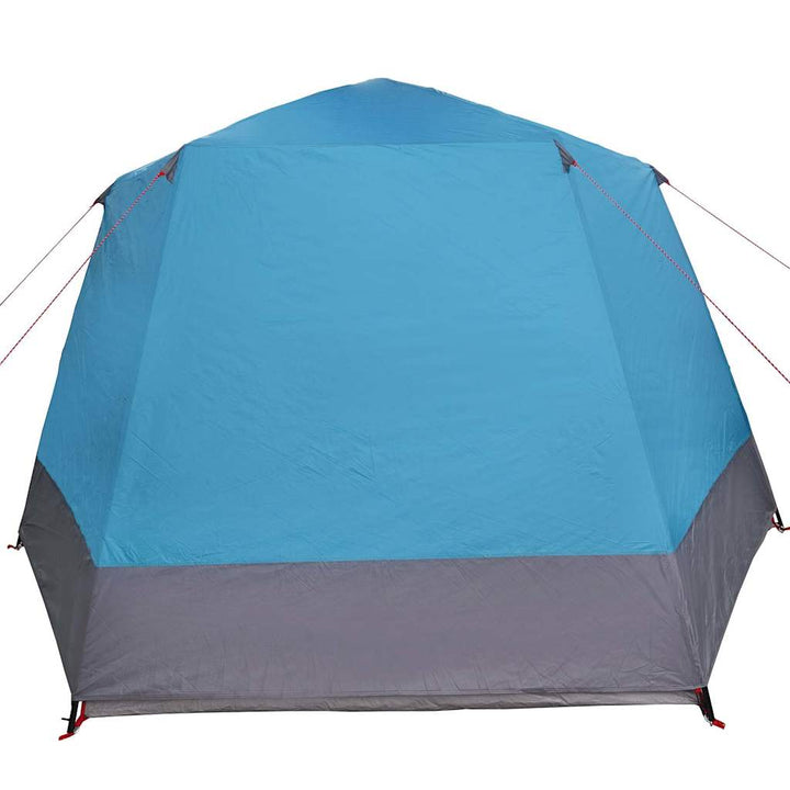 Camping telt Hytte med tag Blå 420 x 420 x 227 cm Polyester