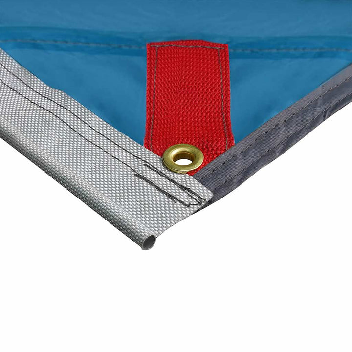 Vandafvisende Tarp personer 240 x 350 cm Vandtæt Blå taft