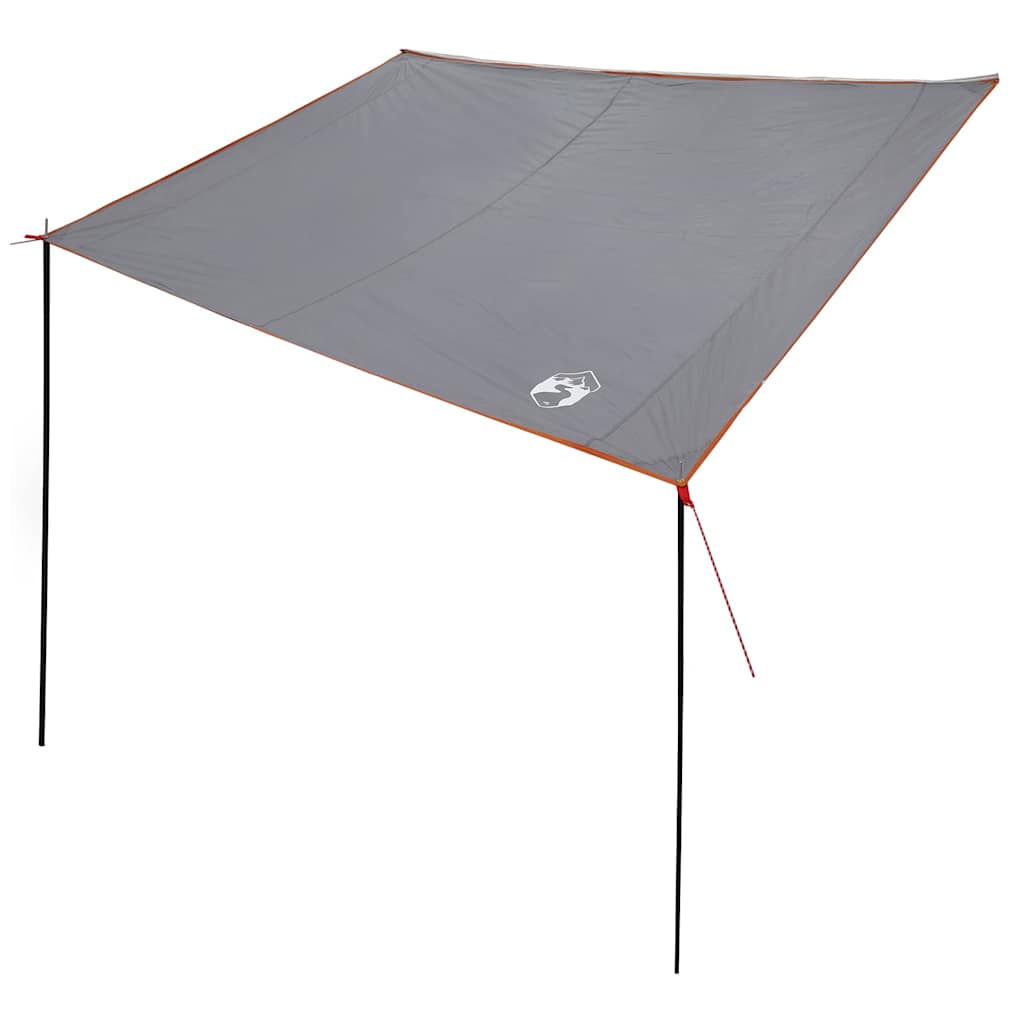 Vandafvisende Tarp Grå og orange 240 x 350 cm taft Vandtæt