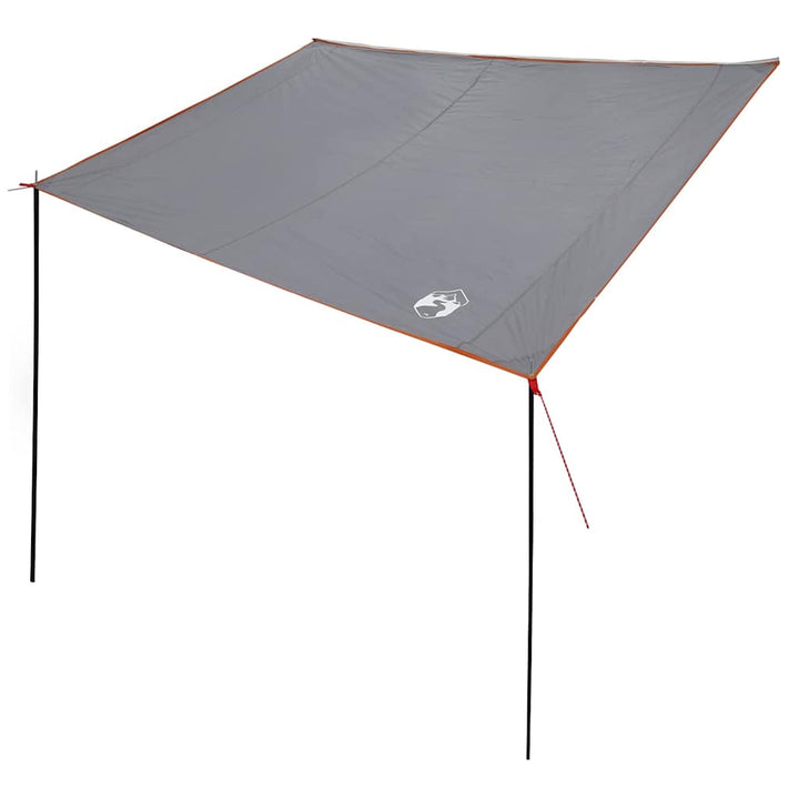Vandafvisende Tarp Grå og orange 240 x 350 cm taft Vandtæt