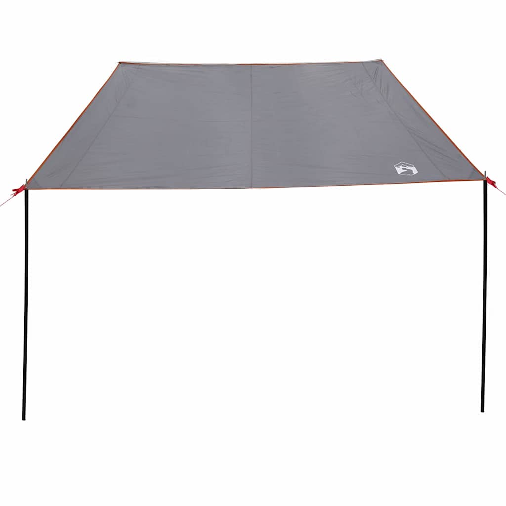 Vandafvisende Tarp Grå og orange 240 x 350 cm taft Vandtæt