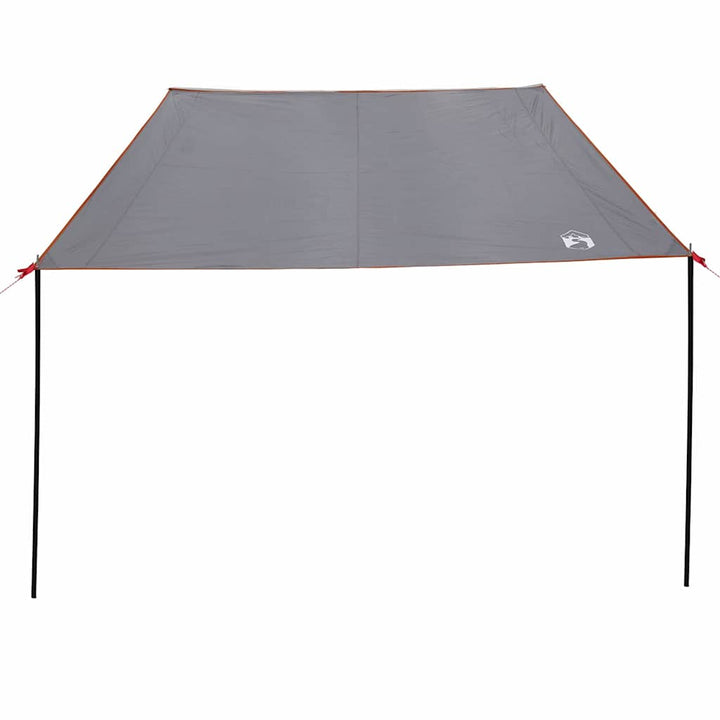 Vandafvisende Tarp Grå og orange 240 x 350 cm taft Vandtæt