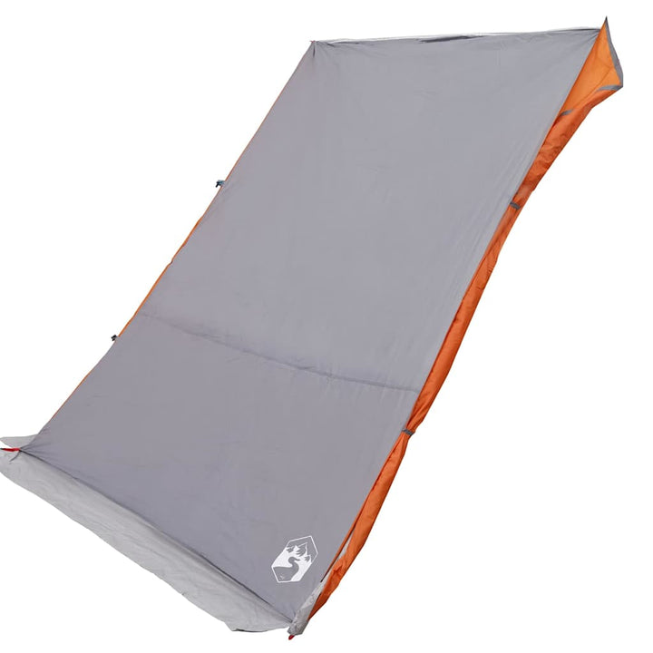 Bagklapstelt personer 190 x 150 x 185 cm Grå og orange taft