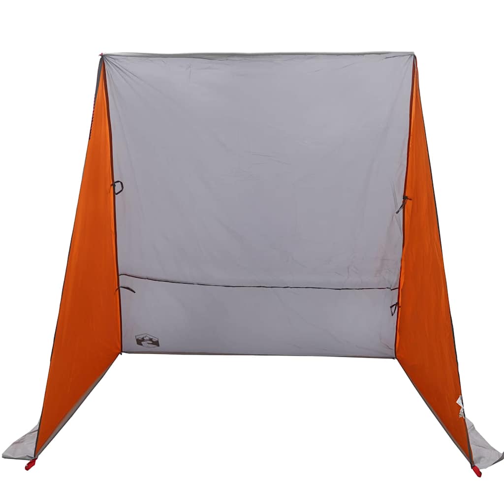 Bagklapstelt personer 190 x 150 x 185 cm Grå og orange taft