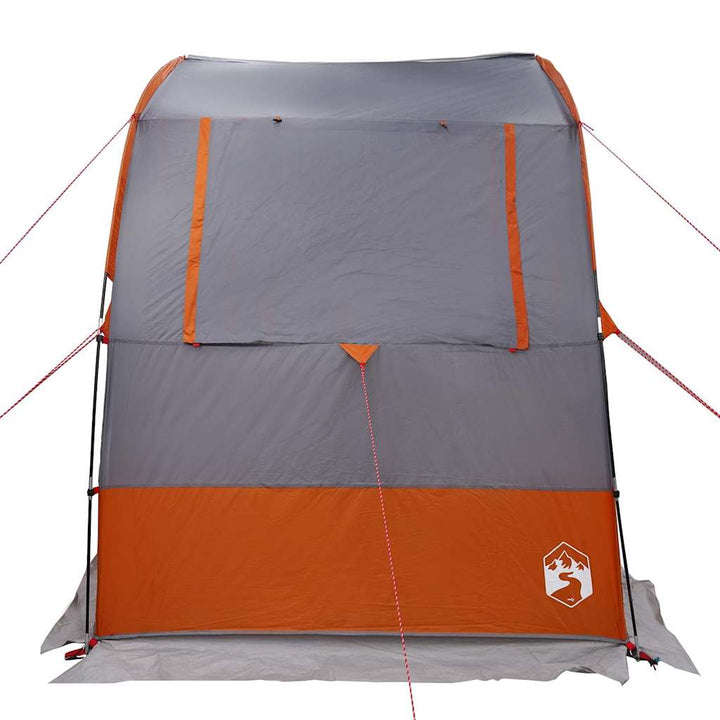 Bagklapstelt personer 194 x 180 x 210 cm Grå og orange taft
