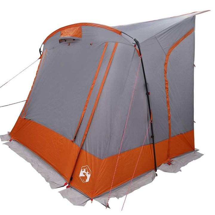 Bagklapstelt Grå og orange 285 x 255 x 245 cm taft Vandtæt