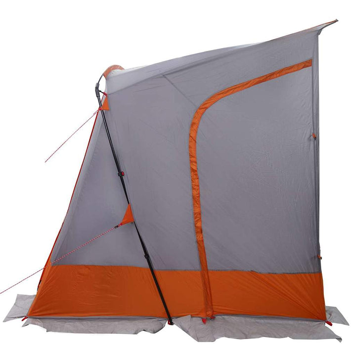 Bagklapstelt Grå og orange 285 x 255 x 245 cm taft Vandtæt