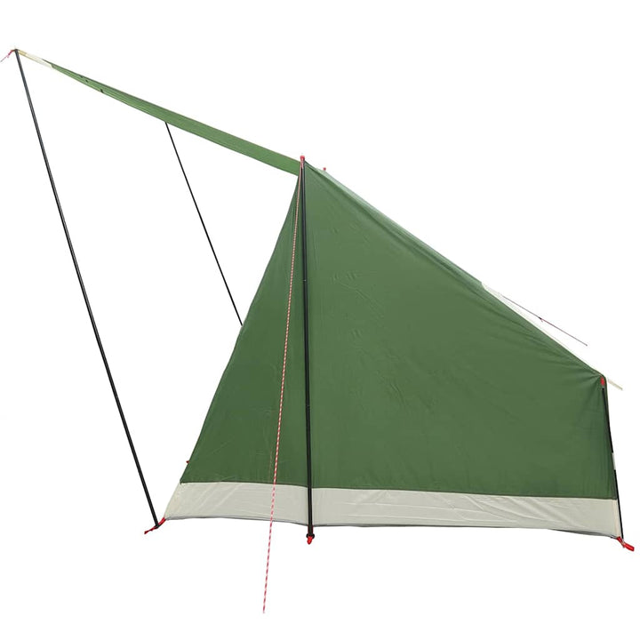 Camping telt med tag Grøn 282 x 225 x 154 cm taft