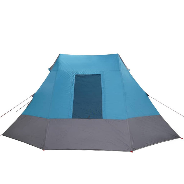 Camping telt med tag med opbevaring Blå 482 x 360 x 227 cm taft