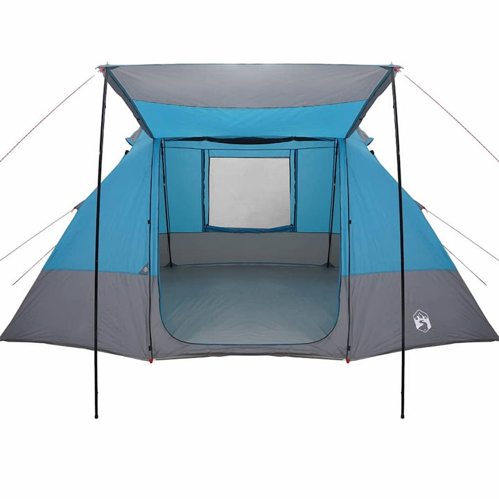 Camping telt med tag med opbevaring Blå 482 x 360 x 227 cm taft