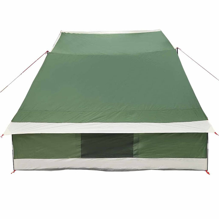 Camping telt med tag Grøn 223 x 163 x 130 cm taft